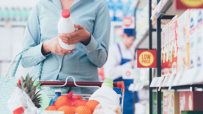 Contrairement au reste de l'année 2017, les prix des produits alimentaires ont baissé en décembre.