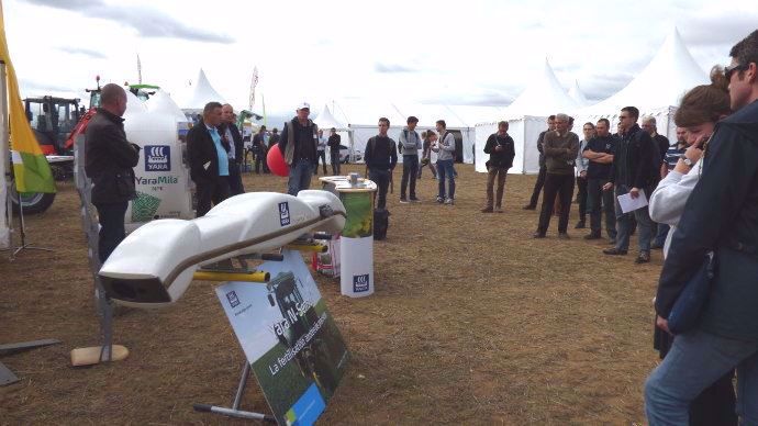 En grande culture la technologie au service de la fertilisation