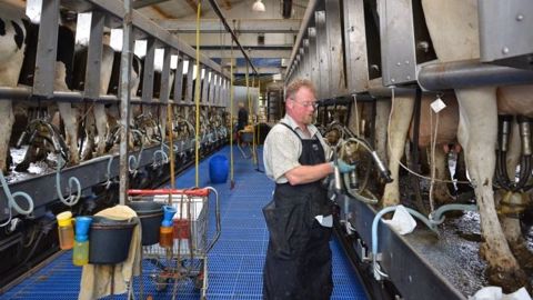 Pour l'EMB, la Commission européenne ne peut simplement envisager une baisse des aides agricoles sans mettre en place un cadre permettant une régulation de la production laitière en Europe. (©Watier Visuels) Pour l'EMB, la Commission européenne ne peut simplement envisager une baisse des aides agricoles sans mettre en place un cadre permettant une régulation de la production laitière en Europe. (©Watier Visuels)