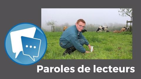  « Ça fait du bien, un vrai paysan, bien dans ses bottes ! », s'exclame Tell14. (©Terre-net Média)