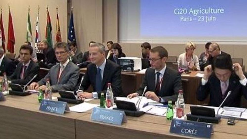 En juin 2011, la France, sous la présidence de Nicolas Sarkozy, avait organisé le premier G20 agricole à Paris. (©Terre-net Média)