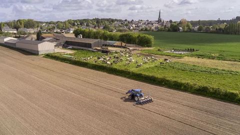 Entre 2010 et 2016, le nombre d'exploitations agricoles a diminué de 11 %. (©Watier Visuels)