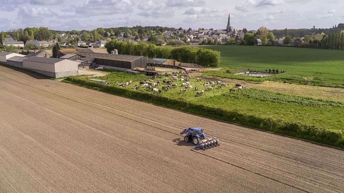 Entre 2010 et 2016, le nombre d'exploitations agricoles a diminué de 11 %. 