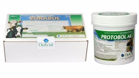Nutral complète sa gamme de gestion du risque parasitaire avec ses bolus Protobol et Zorabol (©Nutral)