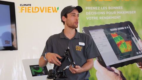 La plateforme Climate Fieldview est désormais disponible en France. (©Terre-net Média)
