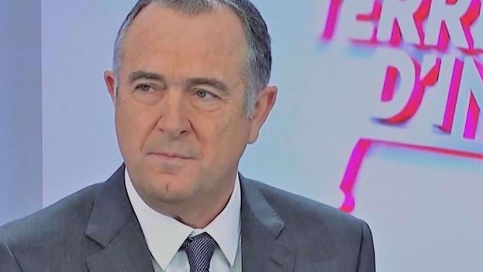Didier Guillaume, sur le plateau de Public Sénat.
