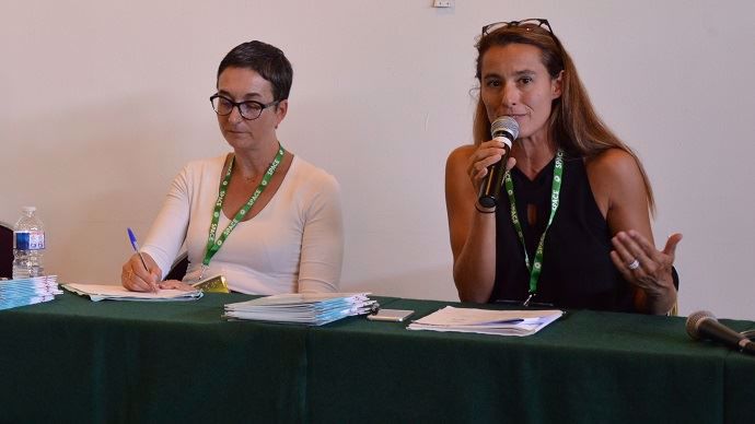 Valérie Webber-Haddad, de l’Ademe et Anne Lafferravie, de GRDF, ont expliqué l’importance de communiquer dès l’émergence de son projet pour le faire accepter par ses concitoyens.