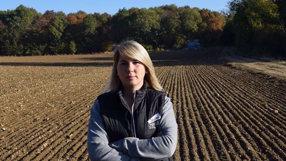Malgré son emploi du temps bien chargé, Amandine Muret-Beguin s'est volontiers investie dans la campagne "nouveaux céréaliers" pour « une communication positive en faveur du milieu céréalier ».  (©Amandine Muret-Beguin)