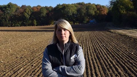 Malgré son emploi du temps bien chargé, Amandine Muret-Beguin s'est volontiers investie dans la campagne "nouveaux céréaliers" pour « une communication positive en faveur du milieu céréalier ».  (©Amandine Muret-Beguin)
