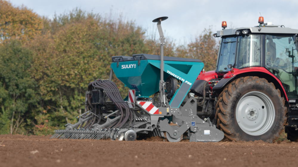 Le combiné de semis Sulky Master est une machine facile à utiliser et fiable pour les agriculteurs à la recherche de l'efficacité. (©Sulky)