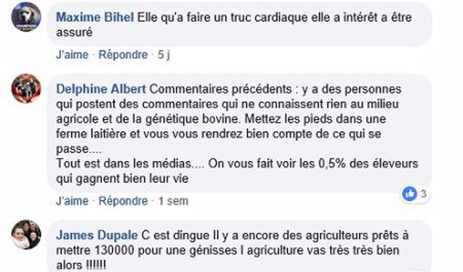 post 1 facebook vache a 130 000 euros au salon de l agriculture