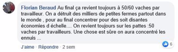 post facebook gros elevages laitiers allemands