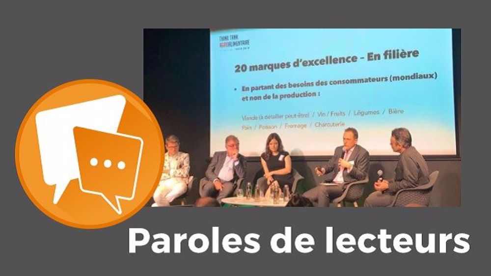 Selon les lecteurs, puisque les membres du think tank agroalimentaire sont quasiment les mêmes que ceux des États généraux de l'alimentation, ses propositions risquent de déboucher sur... rien ! (©LesEchosEvents // Création Terre-net Média)