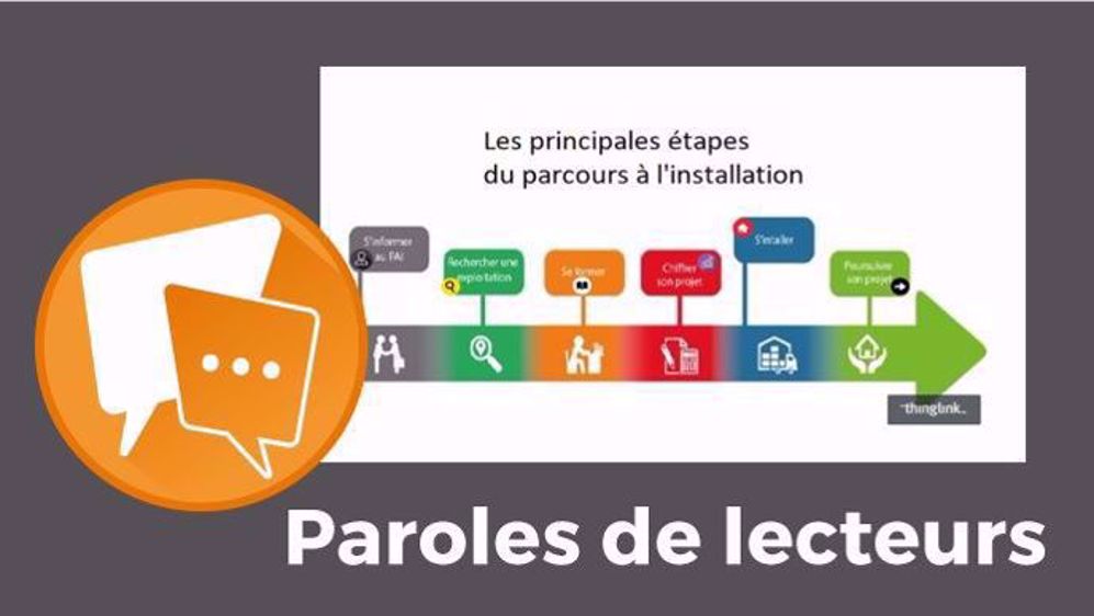 « À nous, paysans, de créer une autre forme de transmission des exploitations agricoles », propose foue. 