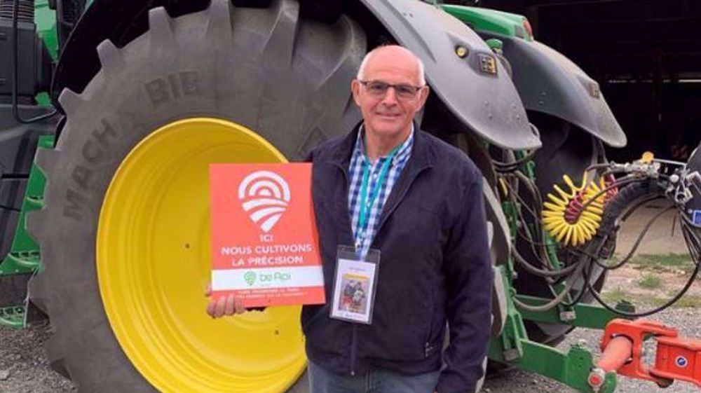 L'agriculture de précision intra-parcellaire a permis à Jean-Paul Marchal une « redécouverte totale de ses sols. [...] À presque 60 ans, j'apprends encore de nouvelles choses sur mon métier ».  (©be Api)