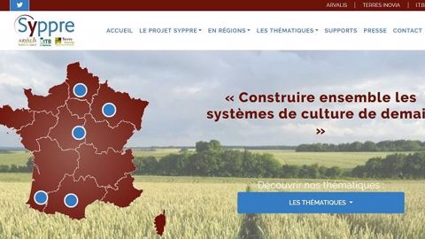 Les cinq fermes expérimentales du réseau Syppre sont basées dans les principaux bassins céréaliers de France : Laurageais, Picardie, Berry, Champagne et Béarn. (©Syppre)