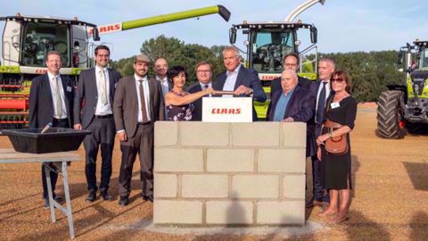 Claas construit son siège administratif français en Eure-et-Loir à Ymeray. (©Claas)
