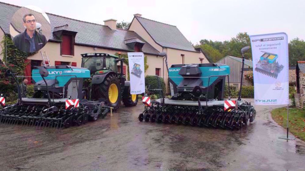 Les gammes de semoirs Sulky Master et Progress ont été développées selon les besoins de l'agriculteur. (©Paul Renaud / Terre-net Média)