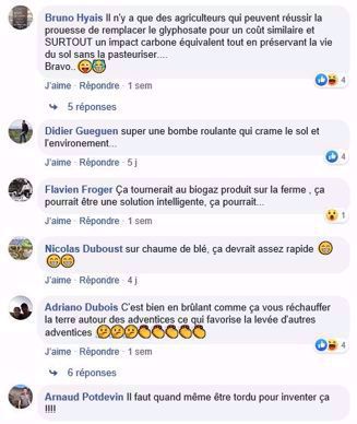 posts facebook desherbage thermique page terre net