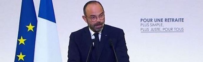 Edouard Philippe, présentant les détails de la réforme le 11 décembre 2019.