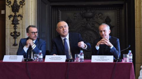Didier Guillaume présente les mesures du plan pour l'amélioration du bien-être animal, le 28 janvier 2020, au ministère de l'agriculture (©Terre-net Média) Didier Guillaume présente les mesures du plan pour l'amélioration du bien-être animal, le 28 janvier 2020, au ministère de l'agriculture (©Terre-net Média)