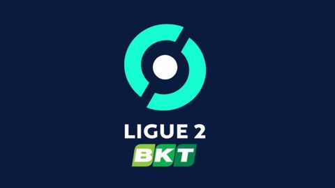 Le logo de la ligue 2 BKT de football pour la saison 2020/2021. (©BKT)