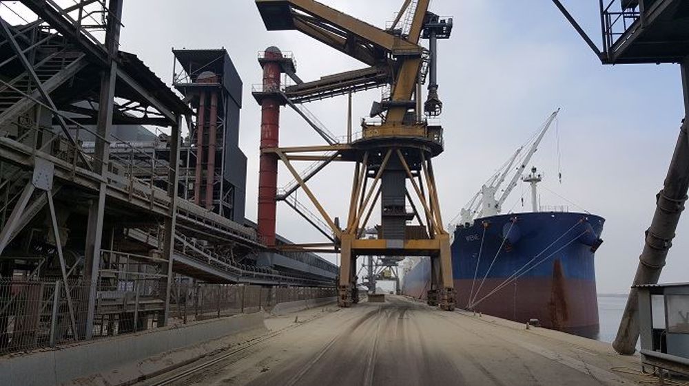 Les exportations ukrainiennes de céréales sont en net recul comparé du rythme de l'année dernière. (©Terre-net Média)