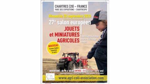 La 27e édition du salon des miniatures agricoles et TP est maintenu malgré la crise sanitaire. (©Agri Coll Association)
