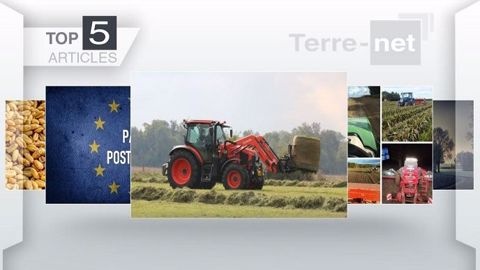 Les cinq articles les plus lus de la semaine sur Terre-net. (©Terre-net Média)