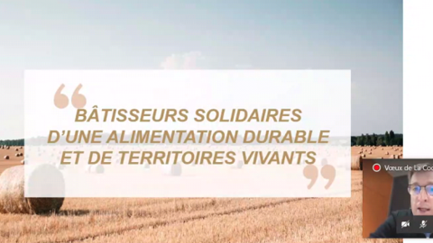 Dominique Chargé a présenté la vision stratégique 2030 de la Coopération agricole, le 21 janvier. (©Terre-net Média)
