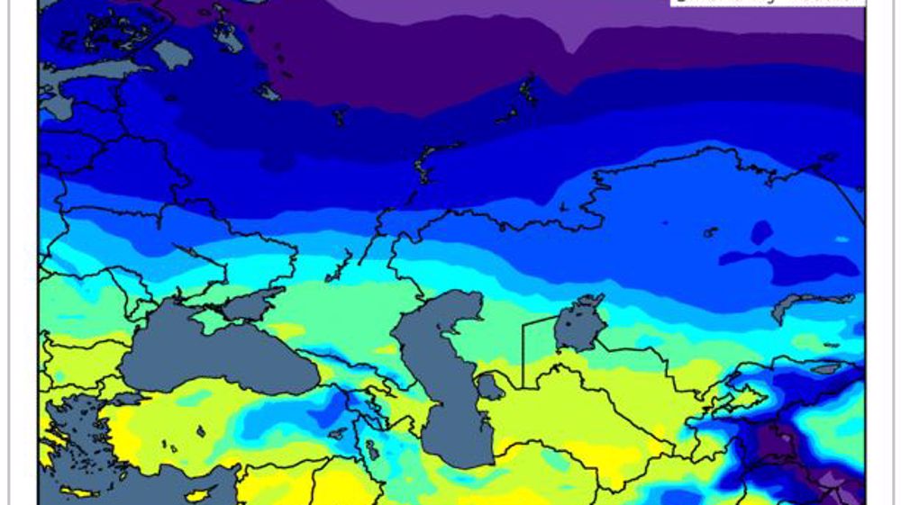 Températures maximales prévues à 7 jours. (©WorldAgWeather)