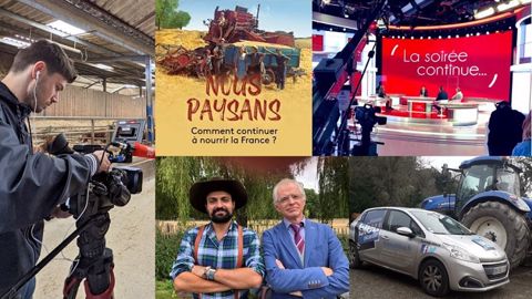 Même en l'absence de salon de l'agriculture, de nombreux médias grand public ont tout de même focalisé certains de leurs programmes sur la promotion de l'agriculture française, sa diversité et ses enjeux. (©Terre-net Média)