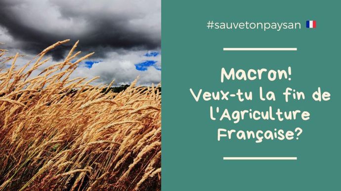 Les agriculteurs du grand bassin parisien manifestent et interpellent Emmanuel Macron sur l'avenir de l'agriculture française