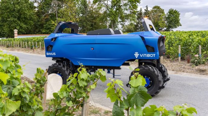 Robot viticole Vitibot Bakkus