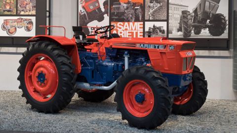 Le Same Ariete exposé au musée de Tréviglio a été fabriqué et offert à la filiale française en 1969. (©Same) Le Same Ariete exposé au musée de Tréviglio a été fabriqué et offert à la filiale française en 1969. (©Same)