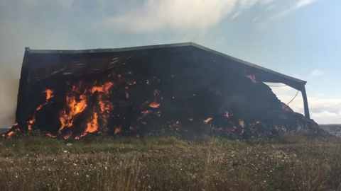 9 000 tonnes de pailles partent en fumée 9 000 tonnes de pailles partent en fumée