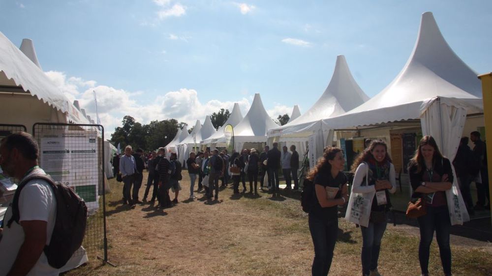 Bayer, Lallemand, Syngenta, De Sangosse mais aussi Action Pin ou Vivagro font partie du village du biocontrôle à Tech&Bio du 21 au 23 septembre, dans la Drôme. (©Terre-net Média)