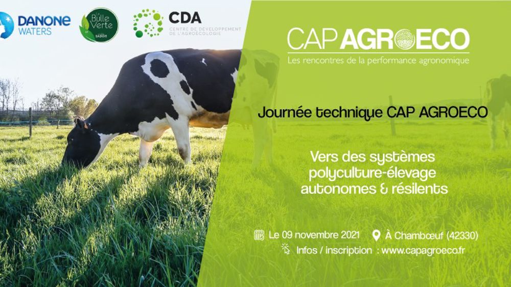  Pour <a href="https://capagroeco.fr/edition-2021/" title="Cap Agroeco 2021" target="_blank">s'inscrire à l'édition 2021 de Cap Agroeco - les rencontres de la performance agronomique</a>.  (©Centre de développement de l'agroécologie)