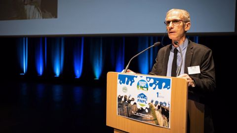 Le président de la FNPL, Thierry Roquefeuil, concluant les premières Assises de la FNPL, le 2 décembre. (©FNPL) Le président de la FNPL, Thierry Roquefeuil, concluant les premières Assises de la FNPL, le 2 décembre. (©FNPL)