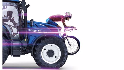 New Holland sponsorise le Tour d'Italie pour tenter de gagner en visibilité. (©New Holland) New Holland sponsorise le Tour d'Italie pour tenter de gagner en visibilité. (©New Holland)