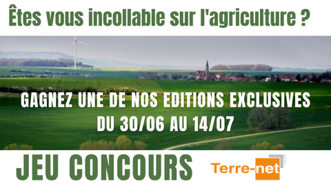 Testez vos connaissances de l’actualité agricole et tentez de remporter un lot