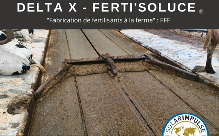 Le système sépare les effluents de vaches laitières et transforme l’urine en biostimulant et le solide en bio compost.