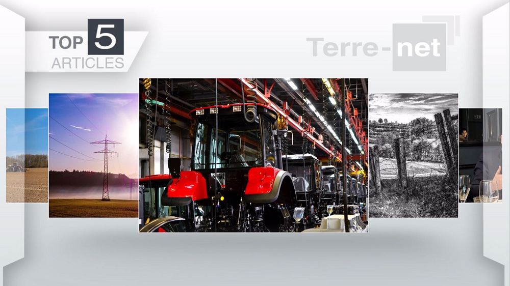Les articles les plus lus de la semaine. (©Terre-net Média)