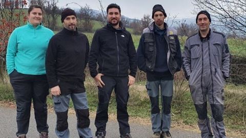 Les associés du Gaec du Mûrier (42)