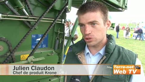 Julien Claudon (Krone) : « Presser quels que soient le type et le stade du fourrage » Julien Claudon (Krone) : « Presser quels que soient le type et le stade du fourrage »