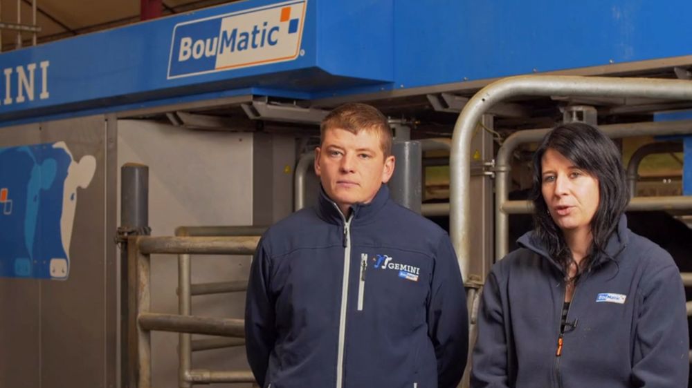 En image Valérie et Eric, les associés au GAEC Grad