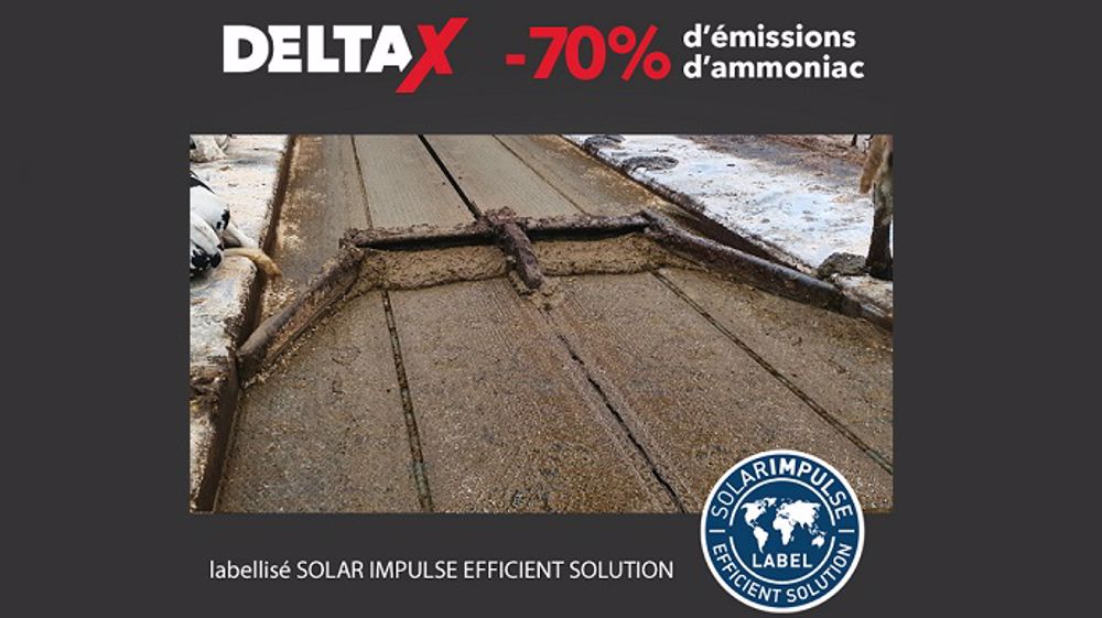 DELTA X en élevage laitier c’est -70% d’émissions d’ammoniac
