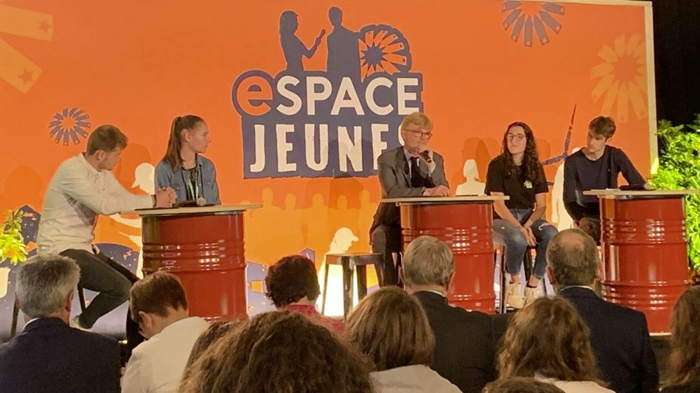 Marc Fesneau à l'Espace Jeunes du Space 2022