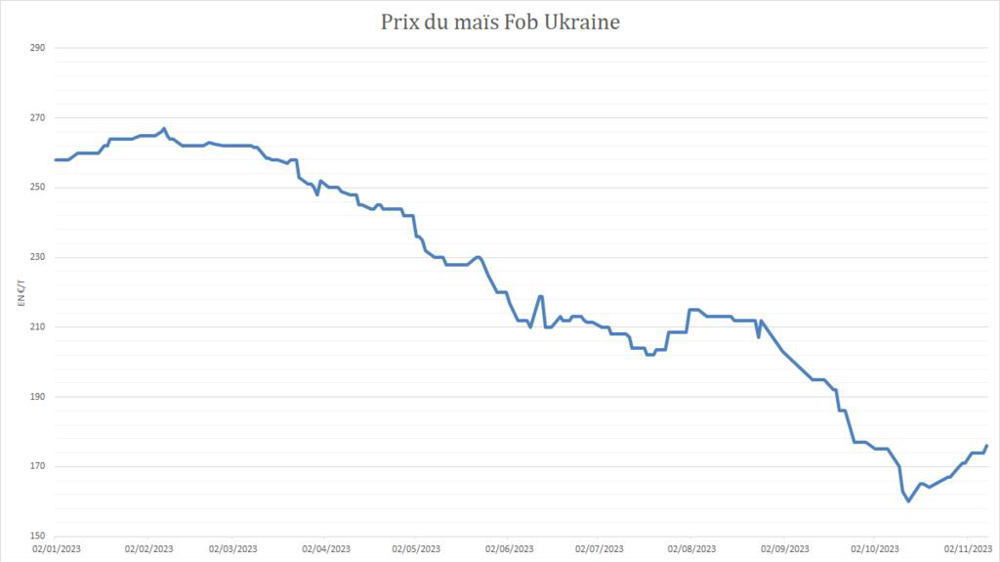 Les cours du maïs se reprennent en Ukraine.
