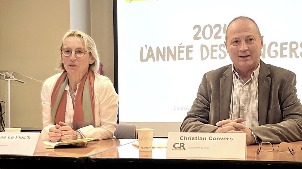 Véronique Le Floch et Christian Convers